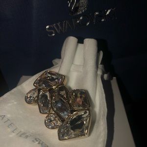 Atelier Swarovski Crystal Mosaic Earrings